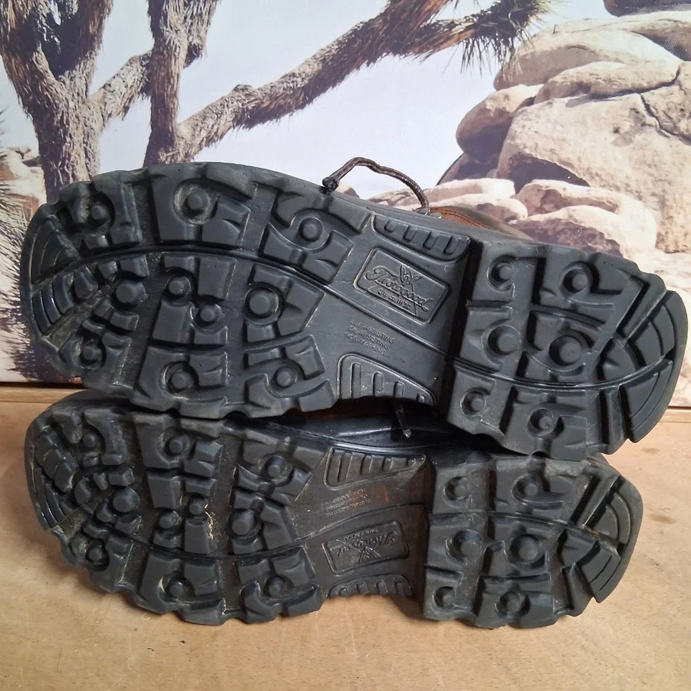 Thorogood Omni Mens Brown Waterproof Leather Hiking Work‎ Boots Sz 7 D NICE!